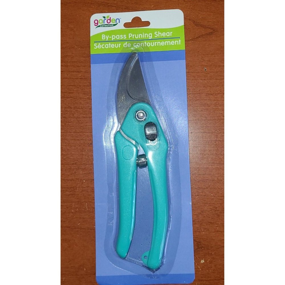 TEAL Garden Bypass Pruning Shear Stainless Steel Sharp Cutter Plants Spring Lock